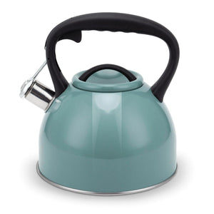 Tetera Acero Inoxidable Wens 3L Silbato Turquesa | Disparo.cl