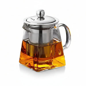 Tetera De Vidrio Infusora Cuadrada Filtro 750ml Cocina Hogar | Disparo.cl