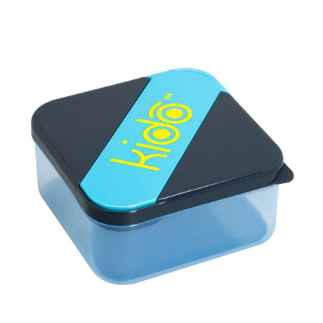 Tupper con cubiertos 850 Ml Libre de BPA Kido tapa azul