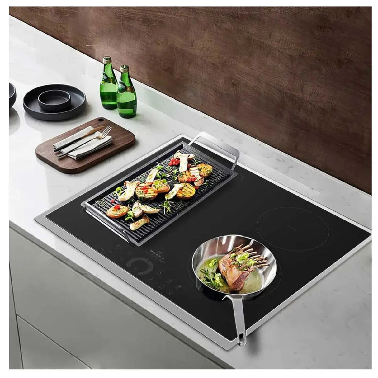 Encimera Vitrocerámica 4 Zonas Ursus Trotter UT-ICT INOX, elegante y duradera. Cocina de forma segura y eficiente. ¡Compra ahora y transforma tu cocina!-1-4-1-1