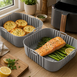 Moldes de Silicona Air Fryer Set 2 Unidades Antiadherente | Disparo.cl