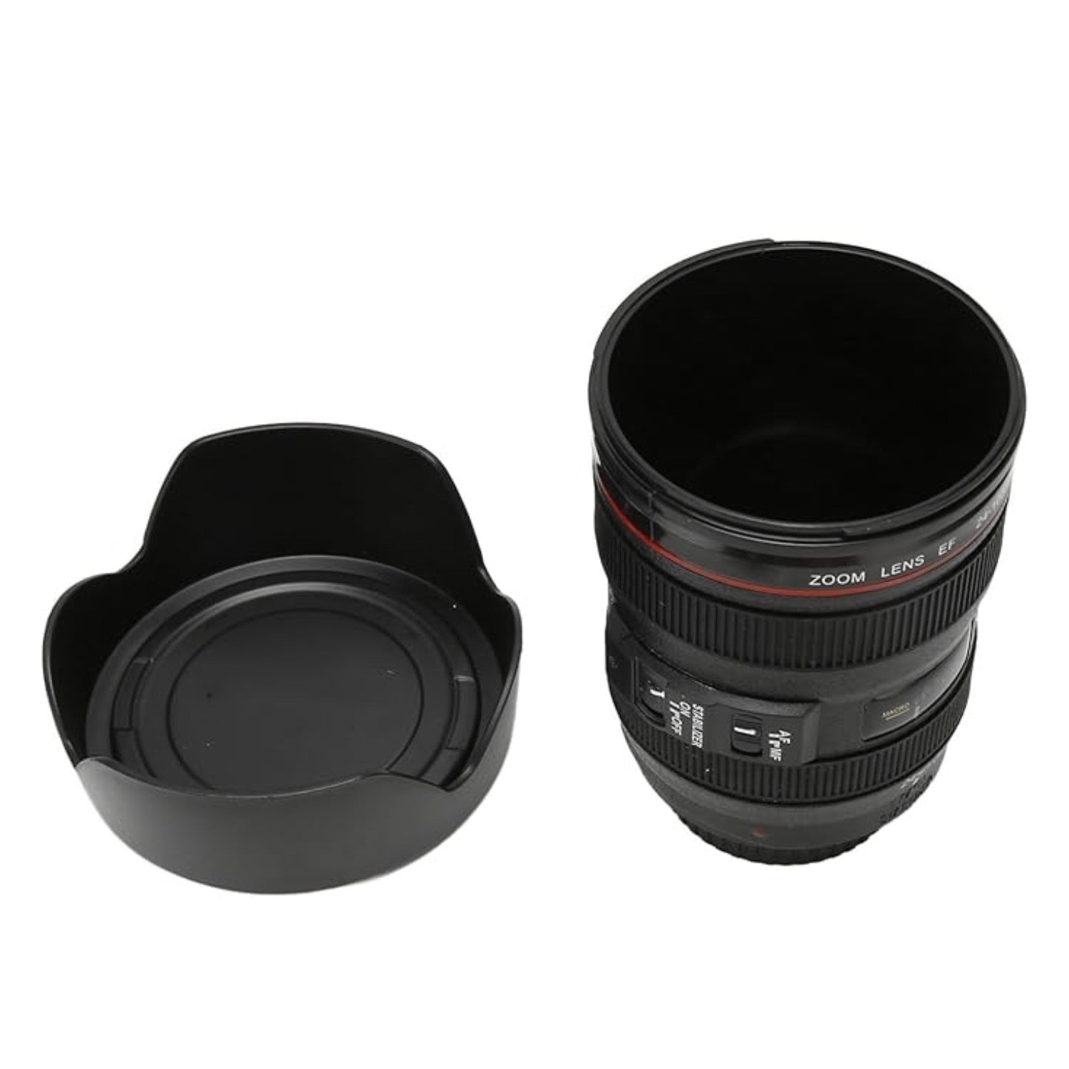 Vaso Mug Lente de Camara Plastico Original con Tapa | Disparo.cl
