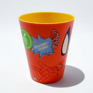 Vaso Spidey Polipropileno 300ml Vaso Infantil Marvel Spin de lado