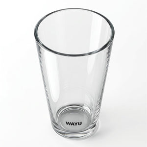 Vaso de Vidrio 475 Ml Wayu desde arriba