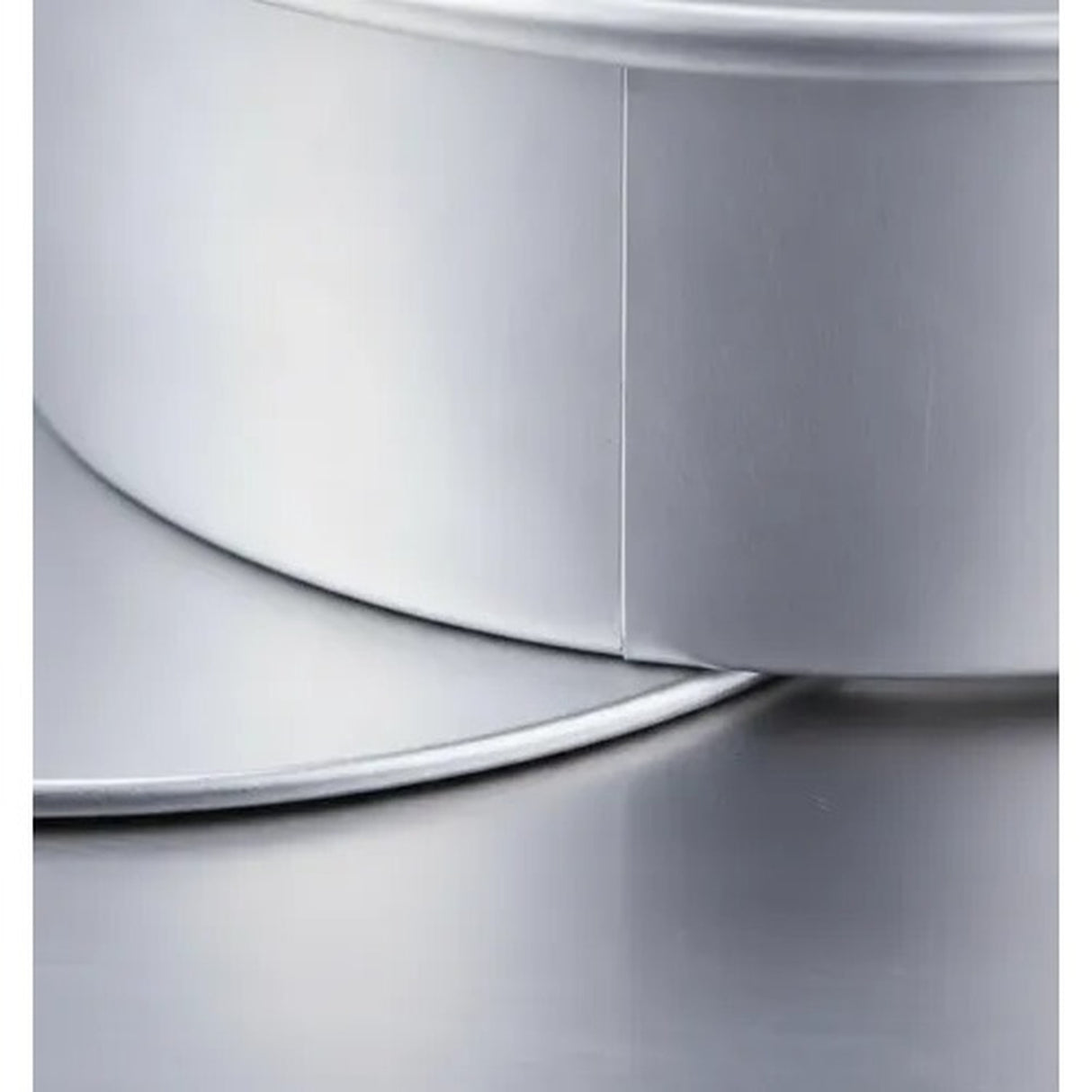 Molde Torta Redondo Desmontable Queque Aluminio Tarta 12cm Plateado