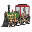 Adorno navideño tren Viejito Pascuero musical luz USB vista frontal
