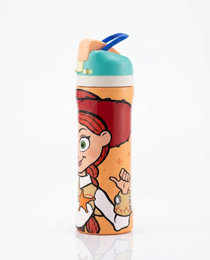 Botella insulada Jessie Toy Story 5 720ml tapa teal fondo blanco vista frontal
