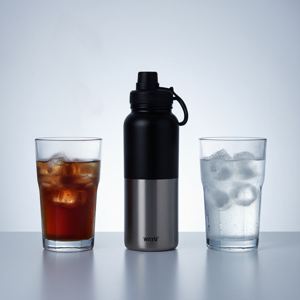 Botella Térmica 1 Litro Acero Inoxidable Wayu | Disparo.cl