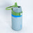 Botella térmica infantil Kido 420ml acero inoxidable azul verde vista frontal