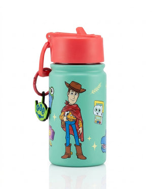 Botella termo infantil Toy Story 5 350ml tapa hermética coral vista frontal
