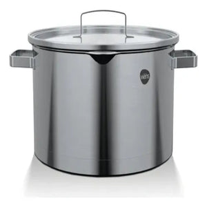 Cacerola Acero Inoxidable 26cm Tapa Vidrio 7L | Disparo.cl