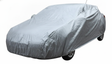 Cubre auto impermeable carpa plata talla XL vista frontal fondo blanco