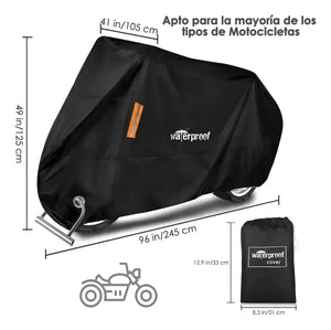 Carpa Cobertor Funda Para Bicicleta Impermeable 110 X 200cm  - imagen 3
