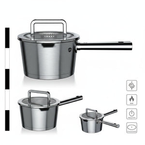 Cazo Acero Inoxidable 16cm Tapa Colador Wens | Disparo.cl