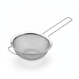 Colador acero inoxidable Wens 10cm malla fina vista frontal fondo blanco