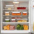 Organizadores refrigerador apilables con tapa nevera ordenada frutas verduras fiambres