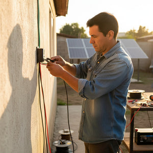 Controlador de Carga Solar 30A 12V 24V PWM LC | Disparo.cl