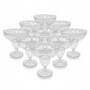 Copa coctel romana acrilico transparente 300mL pack 10 unidades vista frontal