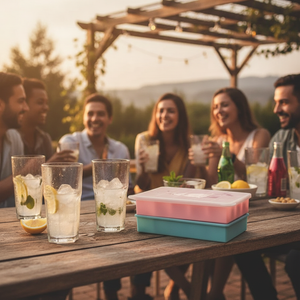 Molde hielo silicona quincho terraza chilena bebidas frias verano