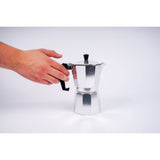 Cafetera Italiana Aluminio 6 Tazas Expresso Moka Preparaciones