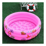 Piscina Infantil Inflable 120cm Verano Resistente Niños Rosa, ideal para el verano y juegos acuáticos. Perfecta para patio o playa. ¡Descúbrela ahora!-3