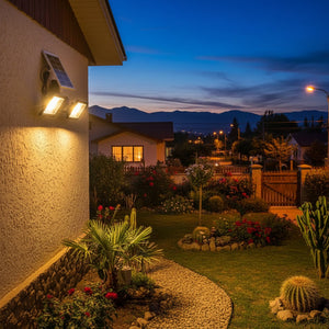 Foco Solar Exterior LED 200W con Sensor Movimiento | Disparo.cl