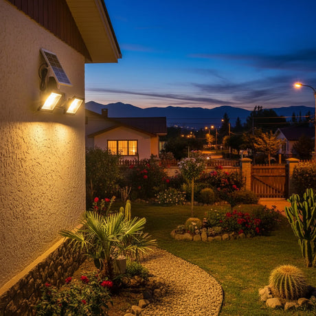 Foco Solar Exterior LED 200W con Sensor Movimiento | Disparo.cl