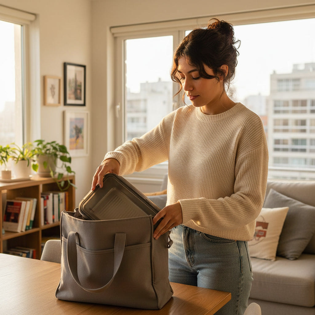 Hermético Acero Inox 5L Microsafe Apto Microo | Disparo.cl