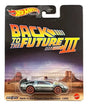 Hot Wheels Premium DeLorean Time Machine Volver al Futuro Part III Pop Culture vista frontal