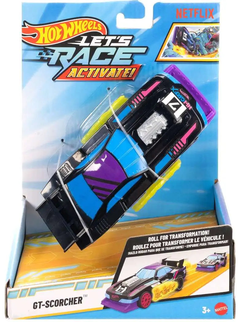 Hot Wheels Let's Race Activate GT-Scorcher Ne | Disparo.cl