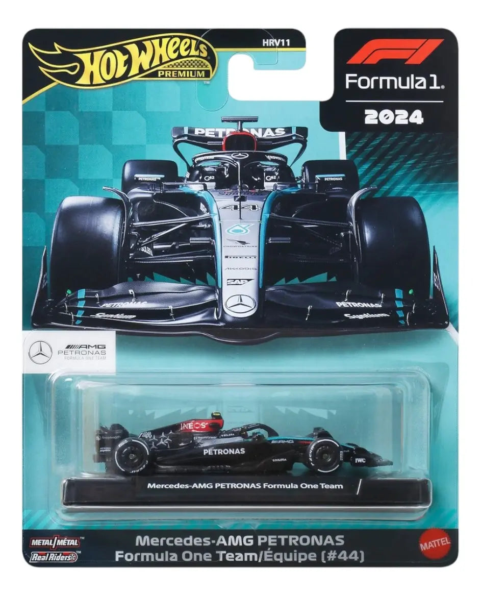 Hot Wheels Premium F1 Mercedes AMG #44 Hamilt | Disparo.cl
