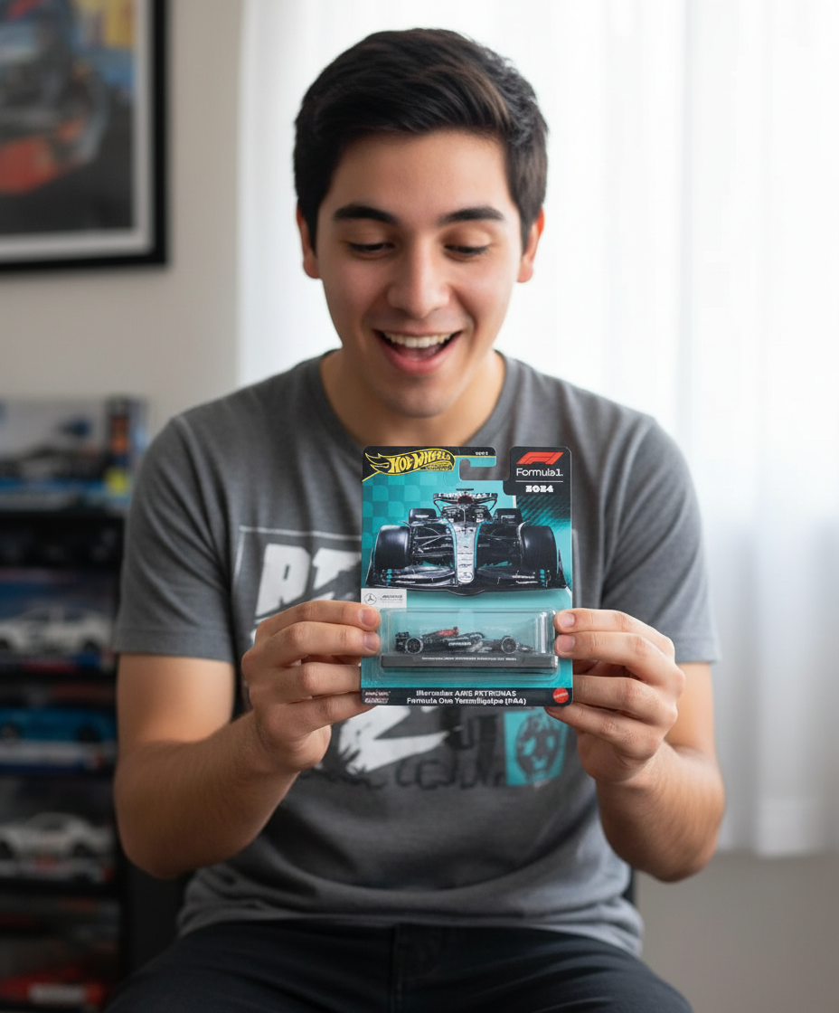 Hot Wheels Premium F1 Mercedes AMG #44 Hamilt | Disparo.cl