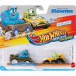 Hot Wheels RacerVerse pack 2 vehículos Mike Wazowski y Sulley Monsters Inc Disney Pixar