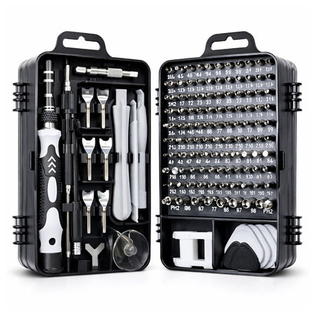 Kit de Herramientas Destornillador 115 Puntas Multiuso Precision