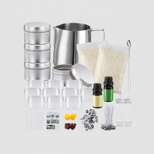 Kit de velas DIY como regalo de cumpleaños en hogar chileno