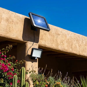Luz solar LED sensor movimiento quincho parrilla iluminación nocturna exterior
