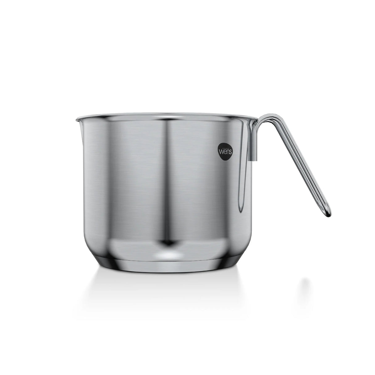 Lechero acero inoxidable Wens 14cm pulido espejo vista frontal