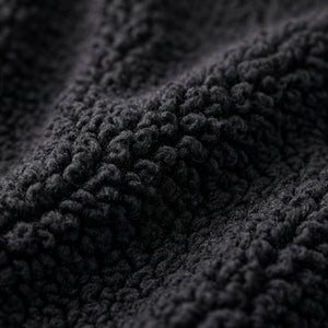 Manta Sherpa Jacquard Martiné Negro 127x152cm | Disparo.cl