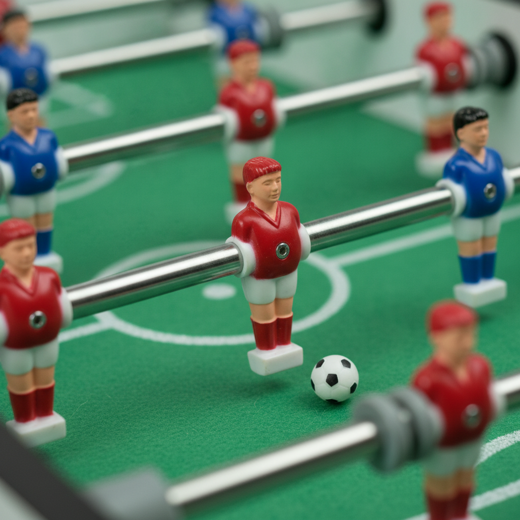 Futbolito mini mesa sala de estar hogar chileno juego familiar entretencion