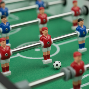Futbolito mini mesa sala de estar hogar chileno juego familiar entretencion
