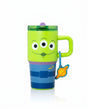 Mug térmico Toy Story Alien 20oz verde lima vista frontal fondo blanco