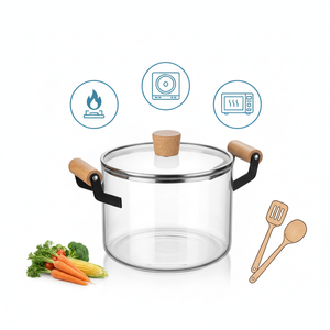 Olla borosilicato 3.5L mesa familiar hogar chileno sopa servida