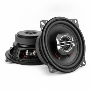 Parlantes auto coaxiales Pervoi CTC-410 10cm 4 pulgadas par vista frontal fondo blanco