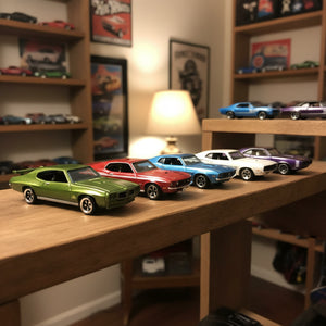 Detalle capó y tomas de aire Pontiac GTO Judge 1970 Hot Wheels 1/64