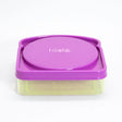 Porta sandwich escolar Kido violeta plástico BPA free vista frontal