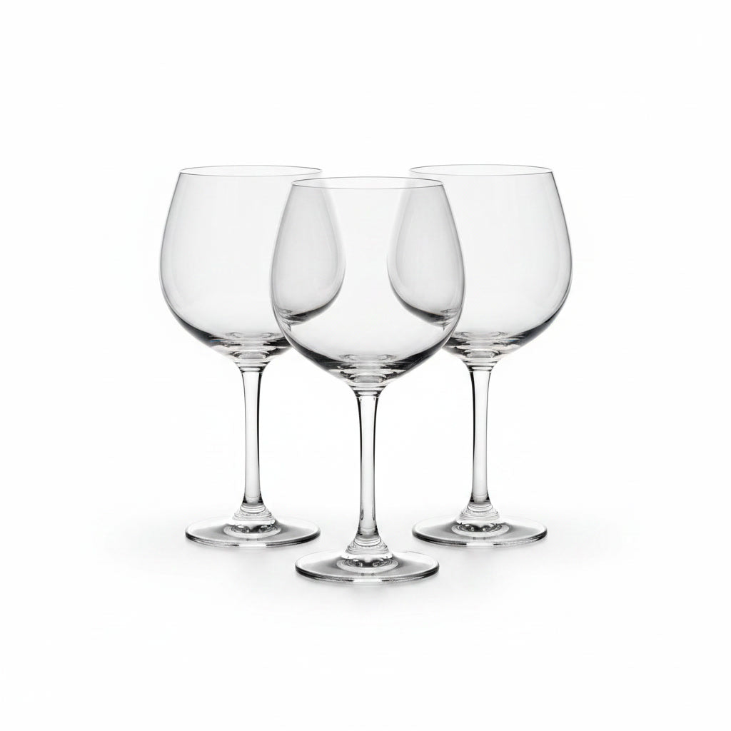 Set 3 Copones Gin Ginebra 657ml Cristar Vidrio | Disparo.cl