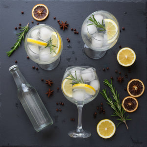 Set 3 Copones Gin Ginebra 657ml Cristar Vidrio | Disparo.cl