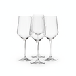 Set 4 copas gin cristal transparente Glasso Zaphire vista frontal fondo blanco