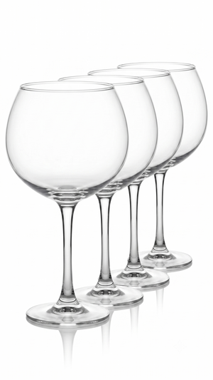 Set 4 copas gin tonic balon 680ml Glasso vidrio transparente vista frontal