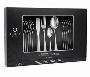 Set Cuchillería 24 Piezas Cuchillo Carne Vancuver Apaisados | Disparo.cl